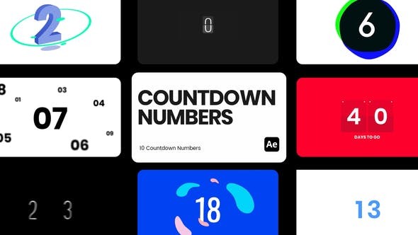 Videohive Countdown Numbers for After Effects 45821904 1 Videohive Countdown Numbers for After Effects 45821904