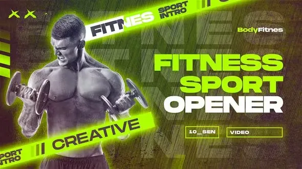 Videohive Fitness Opener 45286811 1 Videohive Fitness Opener 45286811