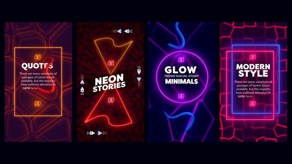 Videohive Neon Quotes Stories 45531200 1 Videohive Neon Quotes Stories 45531200