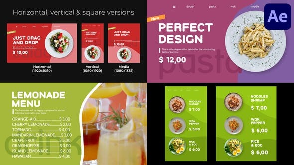 Videohive Restaurant Food (Social Media) for After Effects 45651038 1 Videohive Restaurant Food (Social Media) for After Effects 45651038