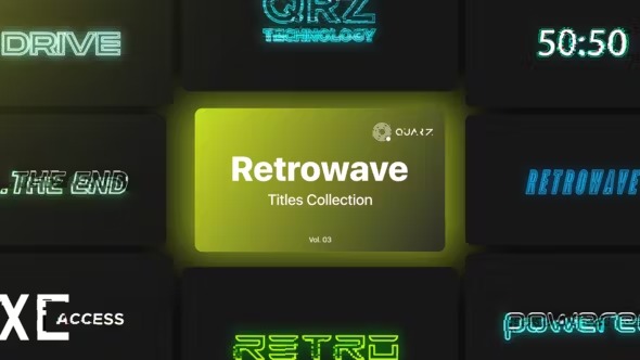 Videohive Retrowave Motion Titles Vol. 03 45405501 1 Videohive Retrowave Motion Titles Vol. 03 45405501