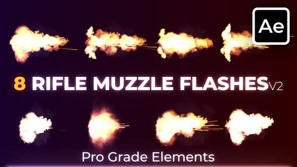 Videohive Rifle Muzzle Flashes 2 45527031 1 Videohive Rifle Muzzle Flashes 2 45527031