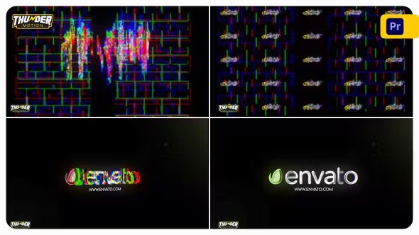 Videohive Shining Glitch Logo Reveal 45092784 1 Videohive Shining Glitch Logo Reveal 45092784