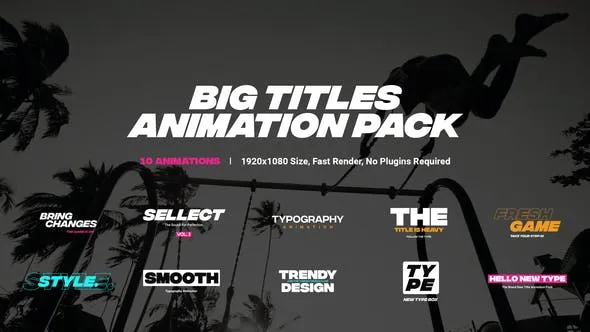 Videohive Titles Animation Pack 45650556 1 Videohive Titles Animation Pack 45650556