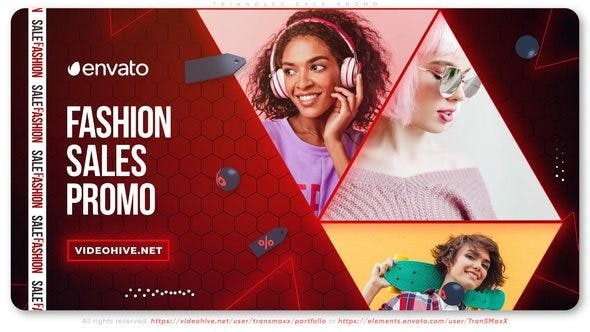 Videohive Triangles Sale Promo 45637663 1 Videohive Triangles Sale Promo 45637663