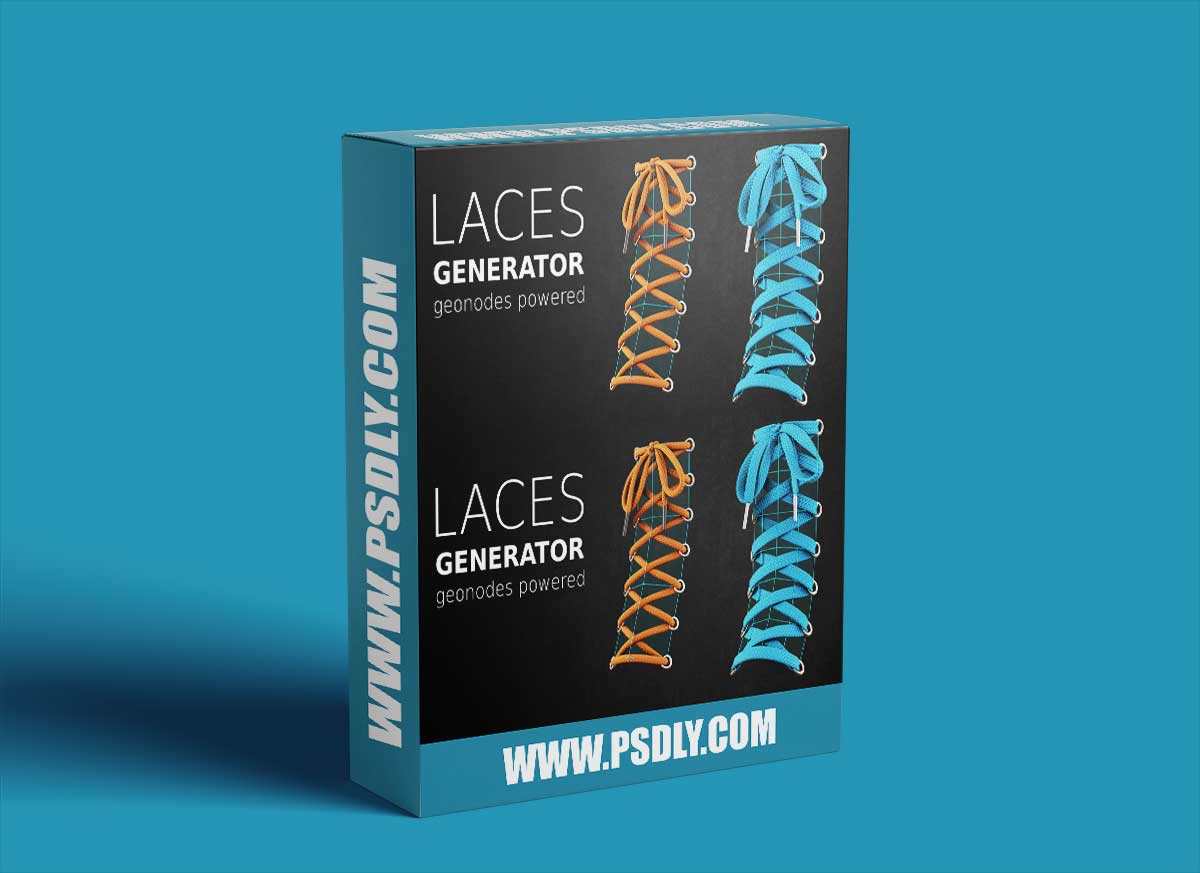 Blender Market - Laces Generator 2.0 1 Blender Market - Laces Generator v1.0