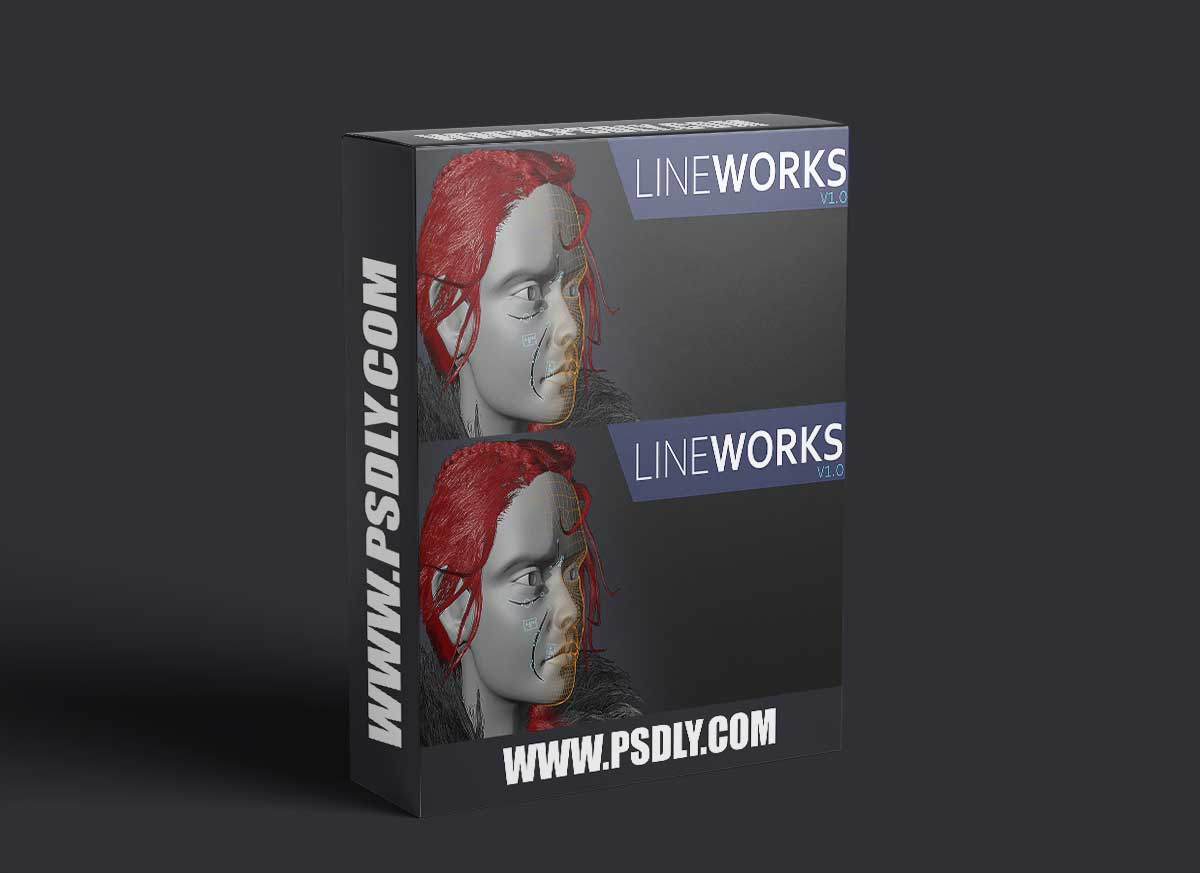 Blender Market - Lineworks v2.0 1 Blender Market - Lineworks v2.0