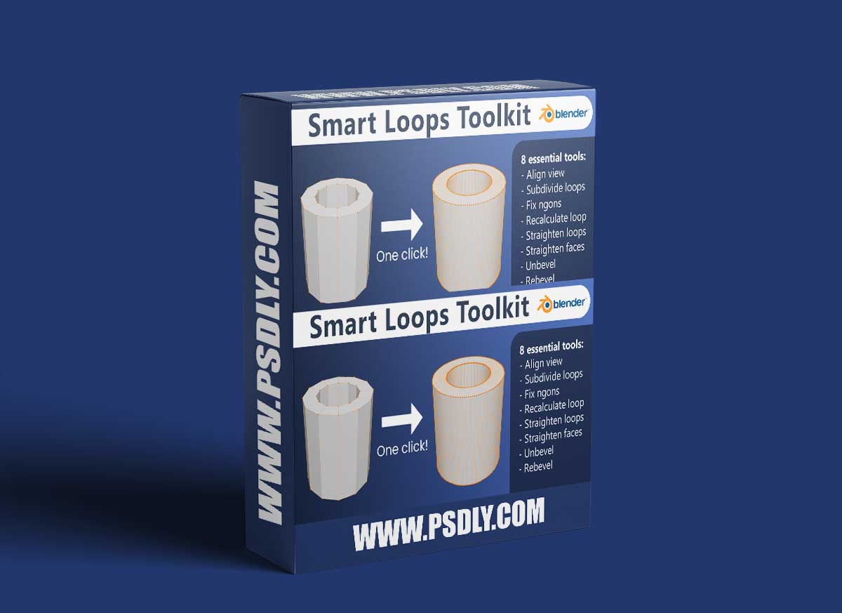 Blender Market - Smart Loops Toolkit v1.0.4 1 Blender Market - Smart Loops Toolkit v1.0.4