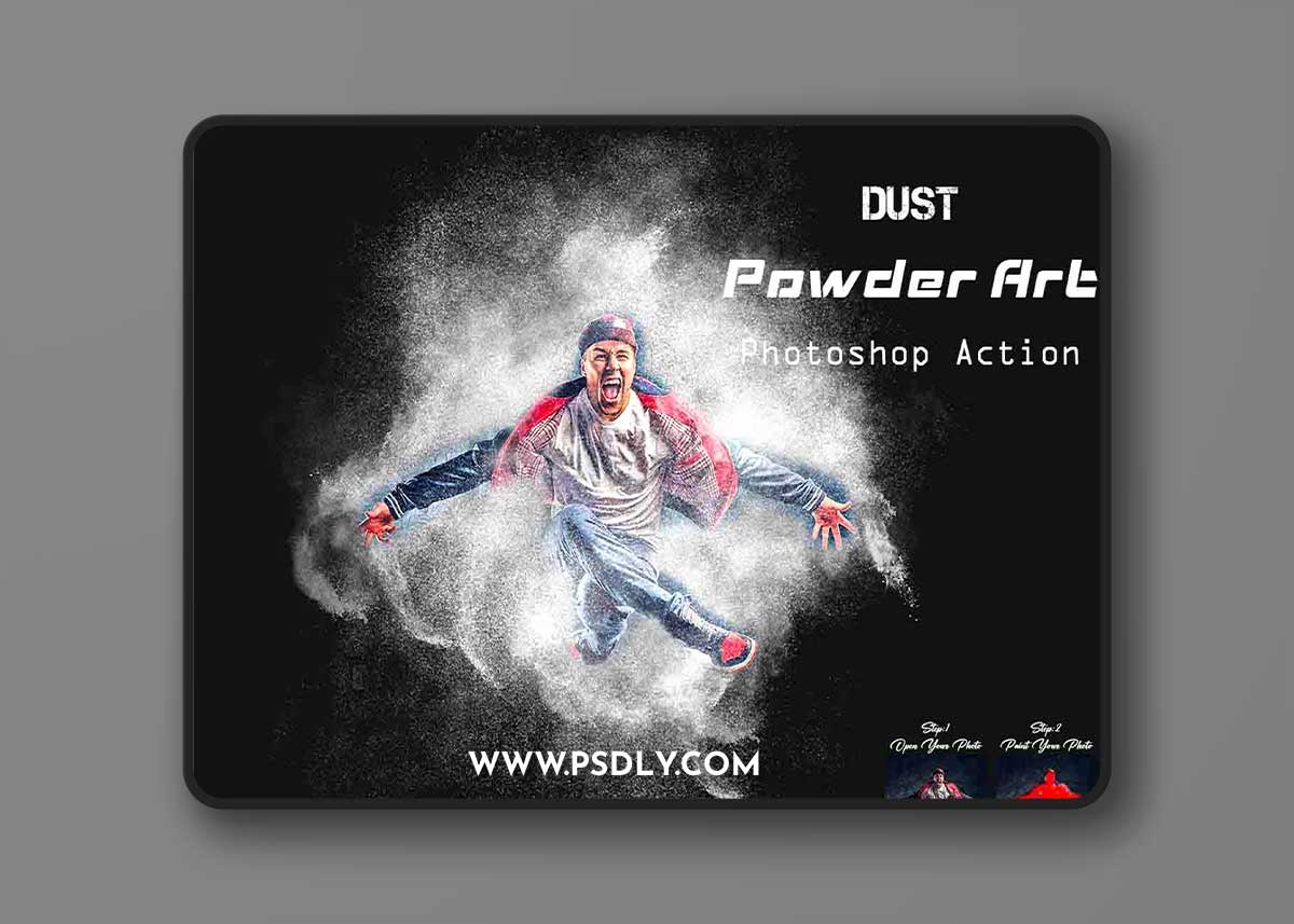 CreativeMarket - Dust Powder Art Photoshop Action 24240215 1 CreativeMarket - Dust Powder Art Photoshop Action 24240215