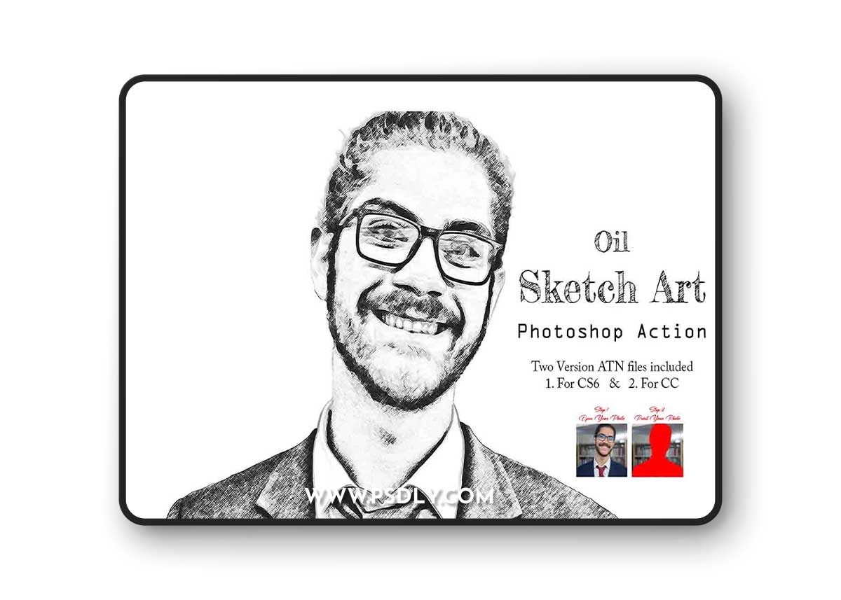 Creativemarket - Oil Sketch Art Photoshop Action 21341937 1 Creativemarket - Oil Sketch Art Photoshop Action 21341937