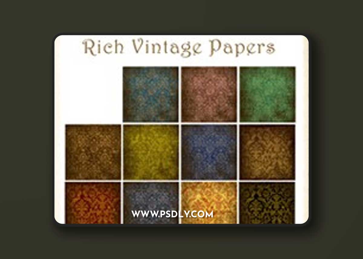 MiaBella (Leah Profancik): Rich Vintage Papers 1 MiaBella (Leah Profancik): Rich Vintage Papers