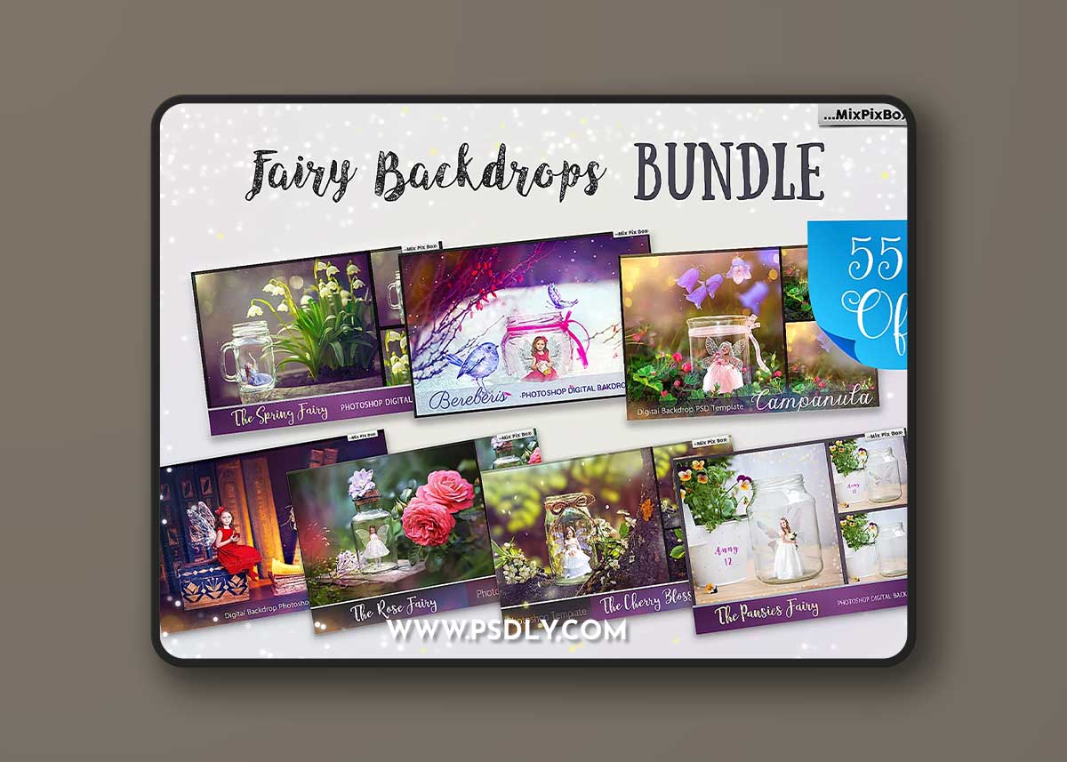MixPixBox: Fairy Backdrops Bundle 1 MixPixBox: Fairy Backdrops Bundle