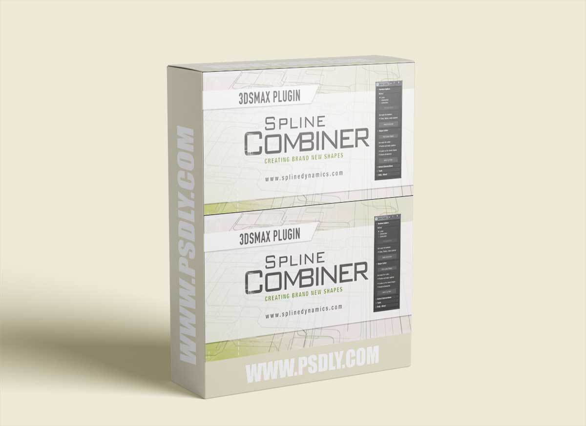 Spline Combiner v1.20 for 3ds Max 1 Spline Combiner v1.20 for 3ds Max