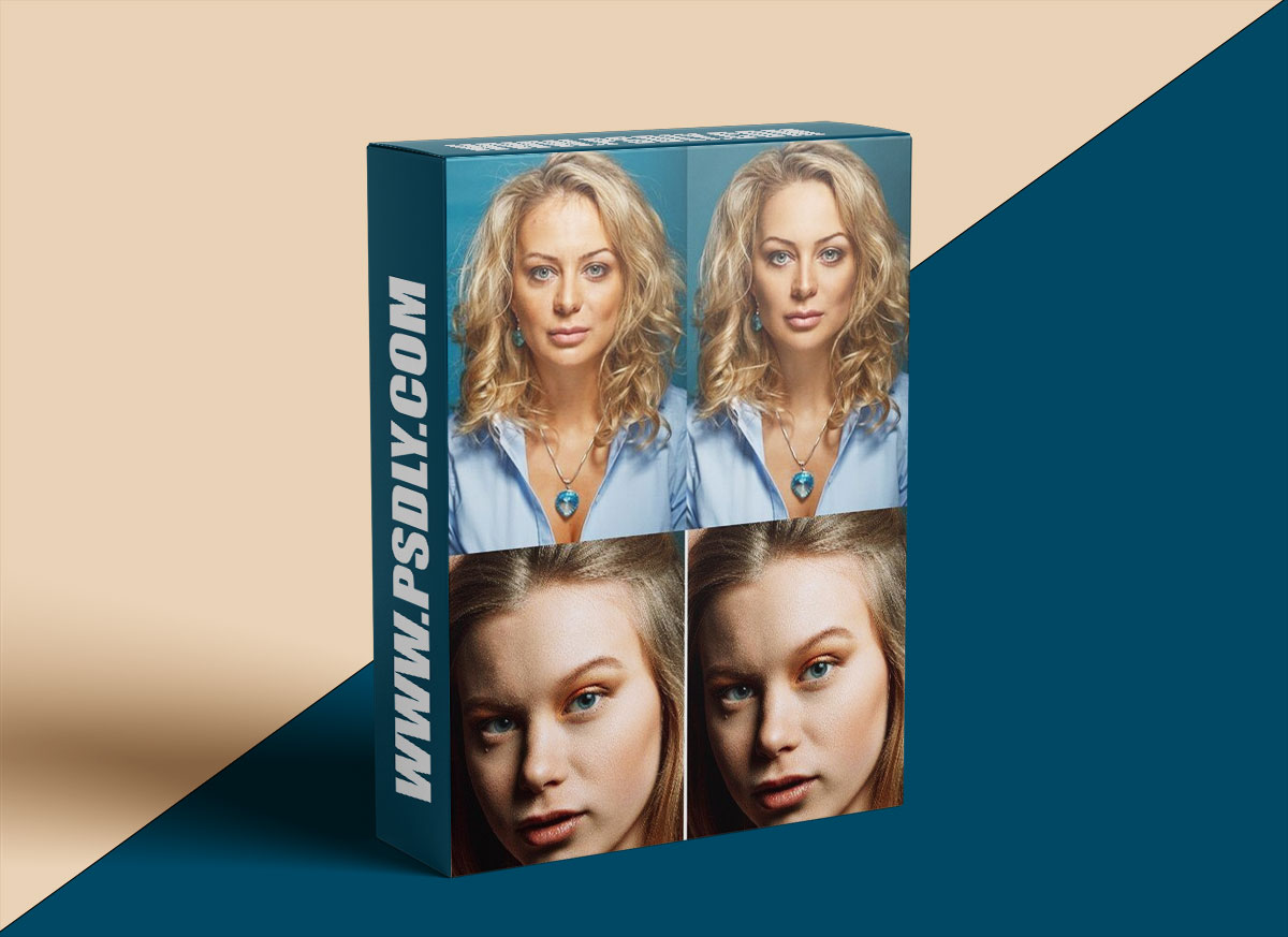 Valentin Khristich - Deep retouching of a female portrait in Photoshop 1 Valentin Khristich - Deep retouching of a female portrait in Photoshop