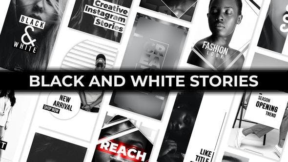 Videohive Black&White Stories 46028691 1 Videohive Black&White Stories 46028691