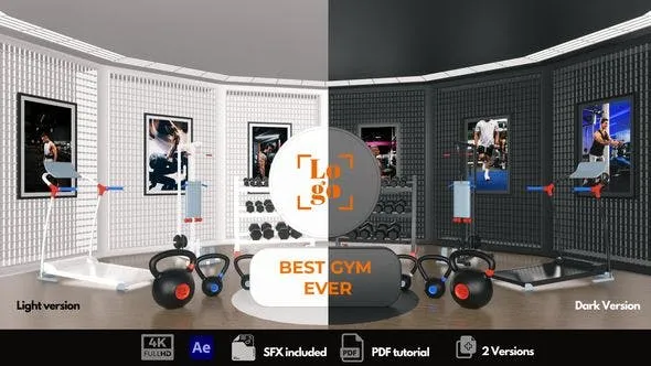 Videohive Gym Logo Reveal 46003650 1 Videohive Gym Logo Reveal 46003650