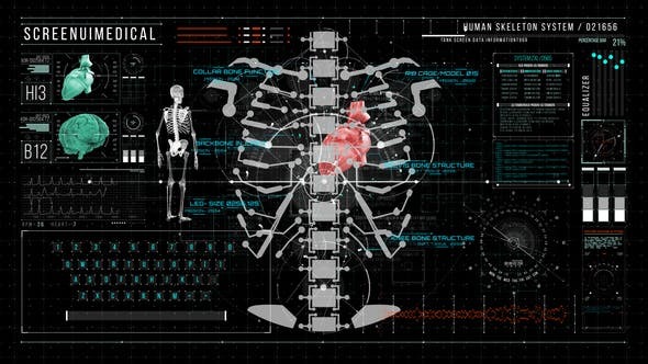 Videohive HUD700 Screen MEDICAL3 46324500 1 Videohive HUD700 Screen MEDICAL3 46324500