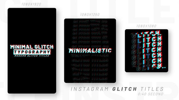 Videohive Instagram Glitch Titles 46111115 1 Videohive Instagram Glitch Titles 46111115