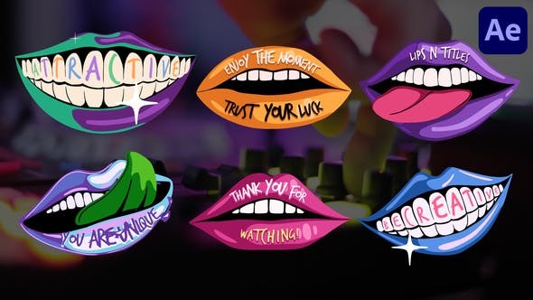 Videohive Lips and Titles for After Effects 46330069 1 Videohive Lips and Titles for After Effects 46330069