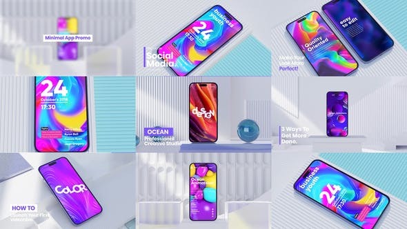Videohive Minimalistic App Promo 45905355 1 Videohive Minimalistic App Promo 45905355