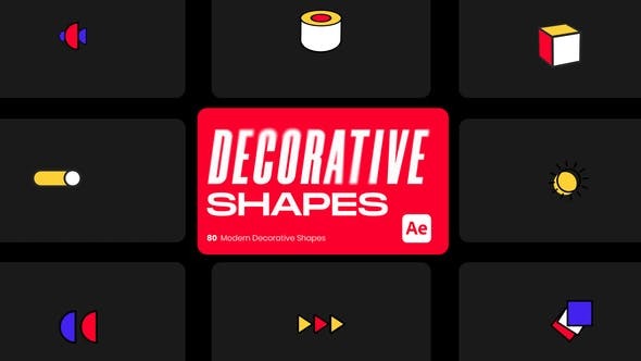 Videohive Modern Decorative Shapes for After Effects 46132654 1 Videohive Modern Decorative Shapes for After Effects 46132654