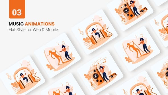 Videohive Music App Animations - Flat Concept 46280594 1 Videohive Music App Animations - Flat Concept 46280594