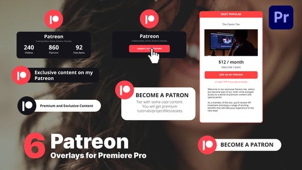 Videohive Patreon Subscribe Overlays 45990884 1 Videohive Patreon Subscribe Overlays 45990884