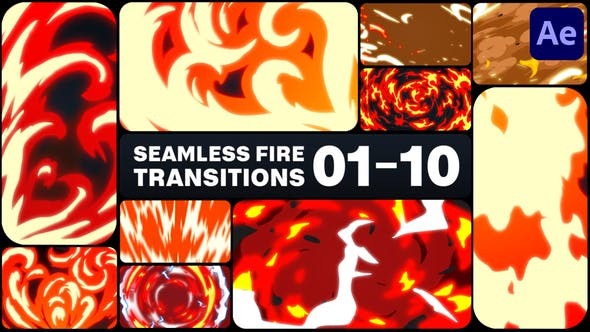Videohive Seamless Fire Transitions for After Effects 45882371 1 Videohive Seamless Fire Transitions for After Effects 45882371