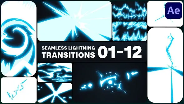 Videohive Seamless Lightning Transitions for After Effects 46081260 1 Videohive Seamless Lightning Transitions for After Effects 46081260