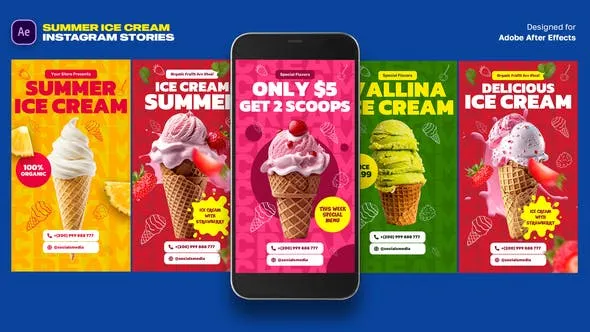 Videohive Summer Ice Cream Instagram Stories 46120276 1 Videohive Summer Ice Cream Instagram Stories 46120276
