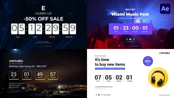 Videohive Timer Typography Titles 45948678 1 Videohive Timer Typography Titles 45948678