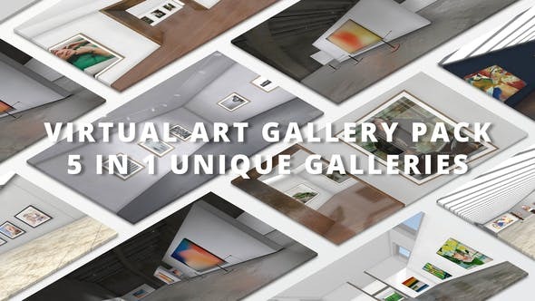 Videohive Virtual Art Gallery Pack 32986976 1 Videohive Virtual Art Gallery Pack 32986976
