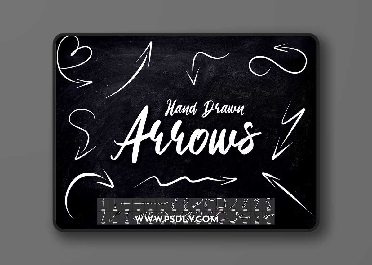 30 Hand Drawn Arrows Photoshop Brushes BR9GYDE 1 30 Hand Drawn Arrows Photoshop Brushes BR9GYDE