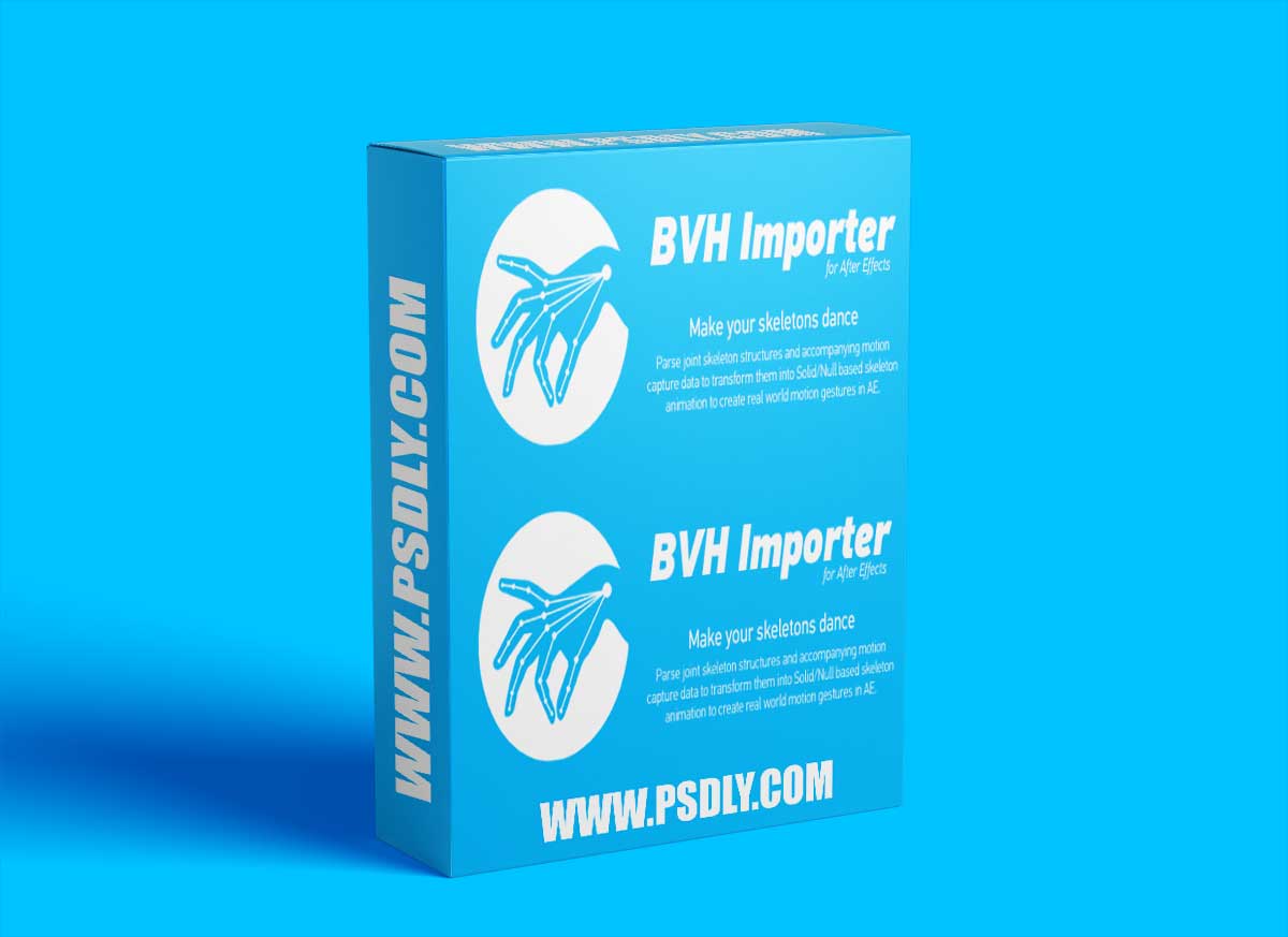 Aescripts BVH Importer v1.6 Win/Mac 1 Aescripts BVH Importer v1.6 Win/Mac
