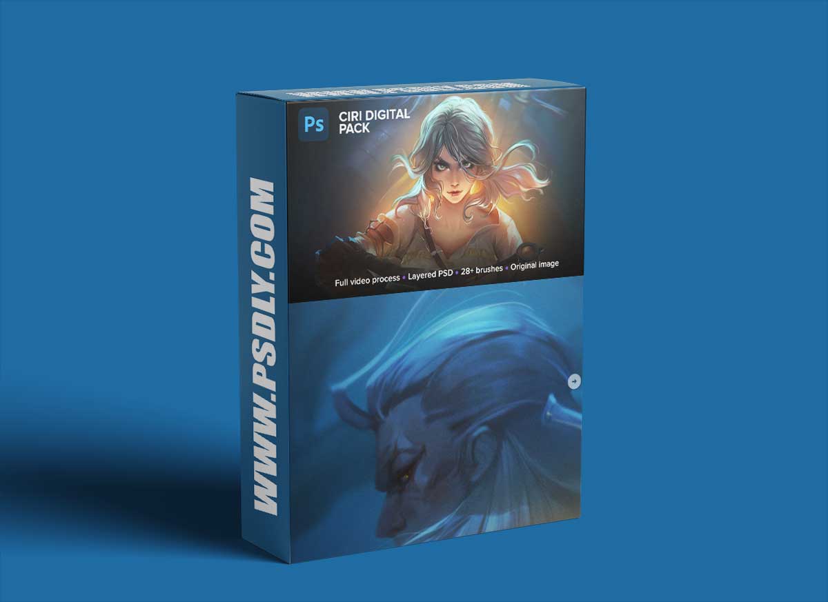 Artstation - Ciri Digital Package. Full process (26h10m), PSD, brushes, 3500x5000 image 1 Artstation - Ciri Digital Package. Full process (26h10m), PSD, brushes, 3500x5000 image