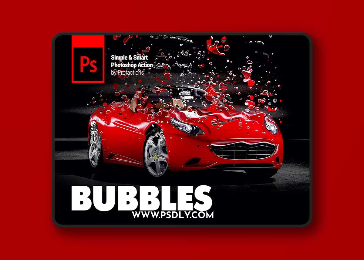 Bubbles Photoshop Action 1 Bubbles Photoshop Action