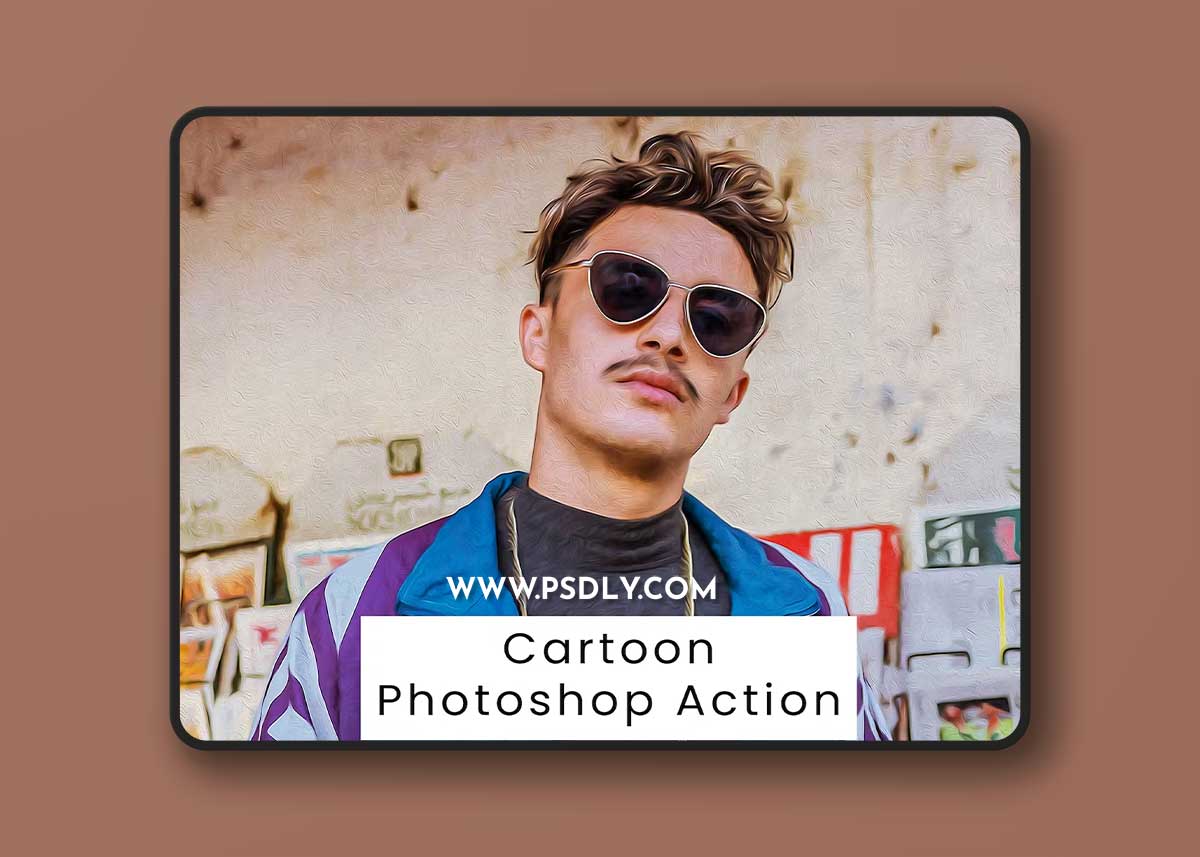 Cartoon Photoshop Action G5HHBBA 1 Cartoon Photoshop Action G5HHBBA