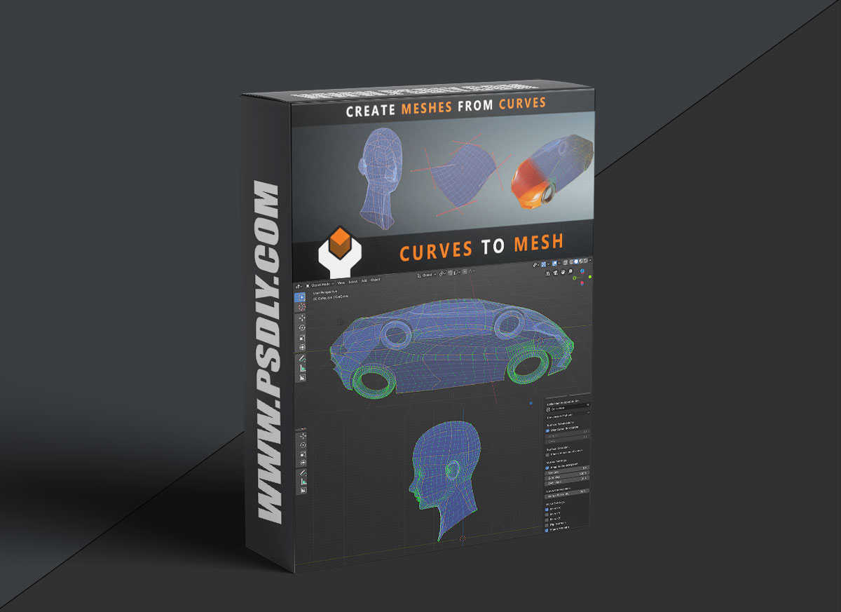 Curves To Mesh Blender Addon v2.8.1 1 Curves To Mesh Blender Addon V2.6