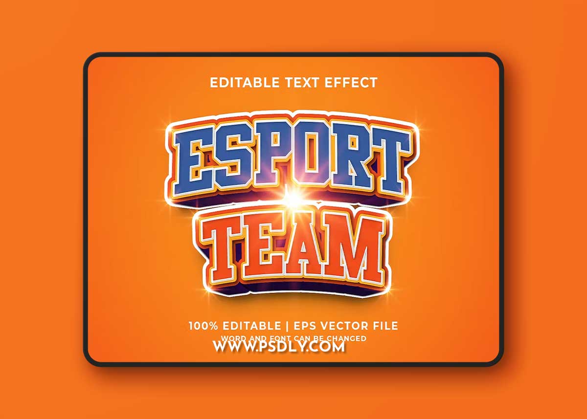 E-sport Team 3d Vector Editable Text Effect AUMXLDP 1 E-sport Team 3d Vector Editable Text Effect AUMXLDP