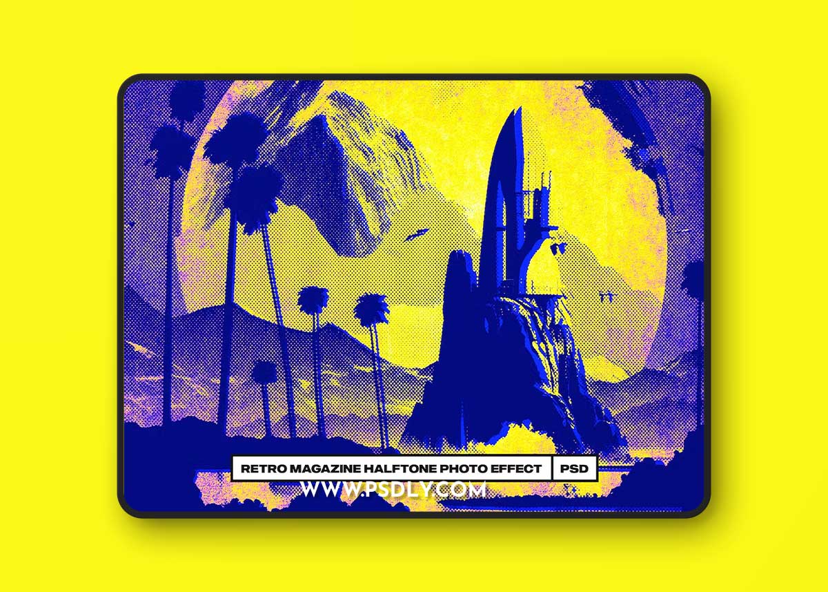 Retro Magazine Halftone Photo Effect APPWQZK 1 Retro Magazine Halftone Photo Effect APPWQZK