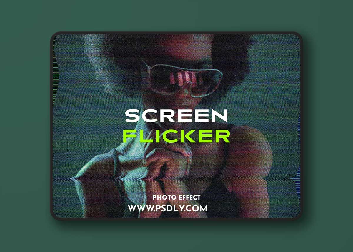 Screen Flicker Photo Effect X492M4M 1 Screen Flicker Photo Effect X492M4M