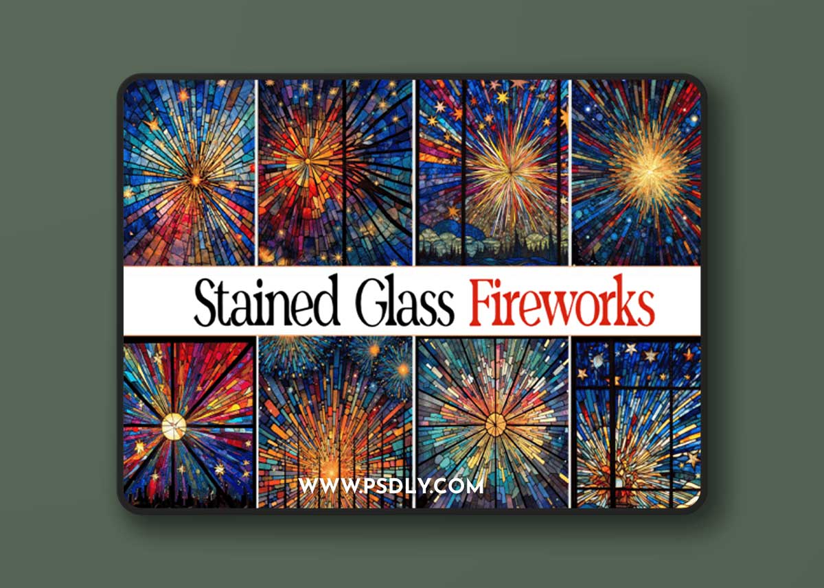 Speckled Glass Fireworks Backgrounds 1 Speckled Glass Fireworks Backgrounds