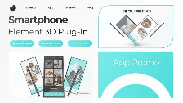 Videohive 3D App Promo Professional Element 3D 46955006 1 Videohive 3D App Promo Professional Element 3D 46955006