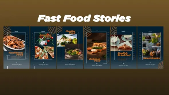 Videohive Fast Food Stories 46956956 1 Videohive Fast Food Stories 46956956
