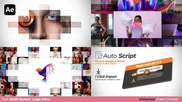Videohive Fast Multi-Screen Logo Intro 47036732 1 Videohive Fast Multi-Screen Logo Intro 47036732