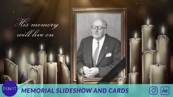 Videohive Memorial Slideshow and Cards 47021228 1 Videohive Memorial Slideshow and Cards 47021228