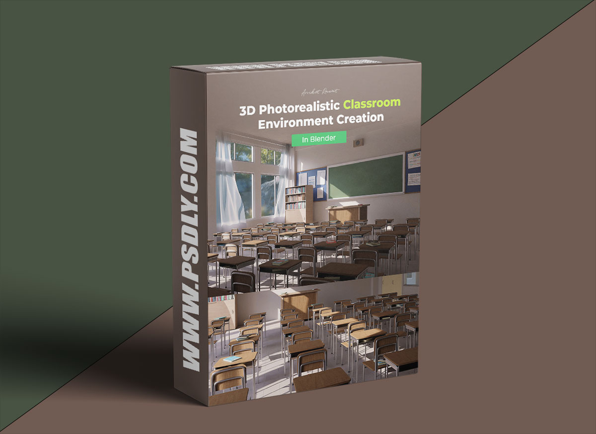 Wingfox – 3D Photorealistic Classroom Environment Creation in Blender 1 Wingfox – 3D Photorealistic Classroom Environment Creation in Blender