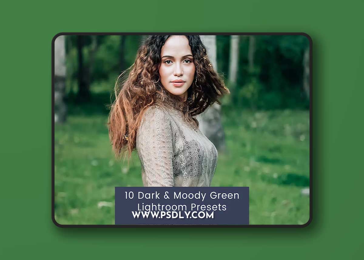 10 Dark & Moody Green Lightroom Presets FPWB6X8 1 10 Dark & Moody Green Lightroom Presets FPWB6X8