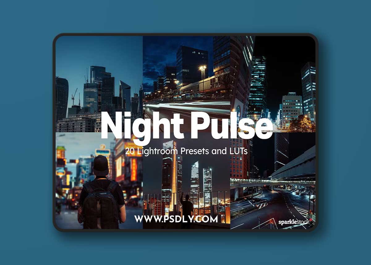 20 Night Pulse LUTs & Lightroom Presets UTL62AD 1 20 Night Pulse LUTs & Lightroom Presets UTL62AD