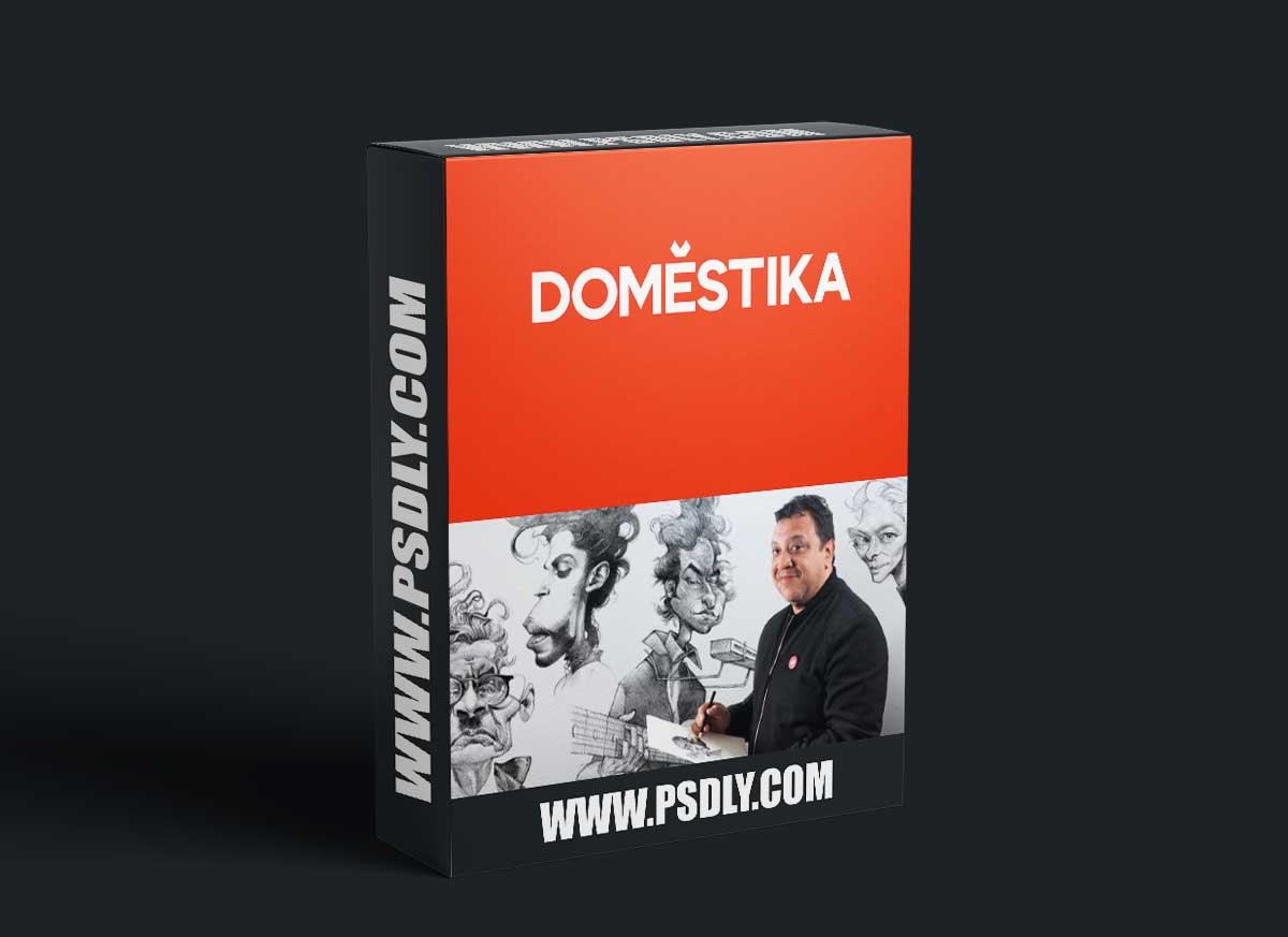 Domestika - Caricature Portrait with Graphite 1 Domestika - Caricature Portrait with Graphite